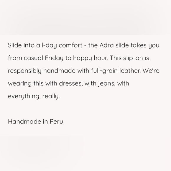 Fortress of Inca - 8, ADRA leather black mule slip ons - Picture 16 of 16